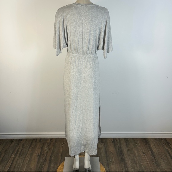 ❤️ GAP Light Gray Maxi Dress M - Picture 4 of 11